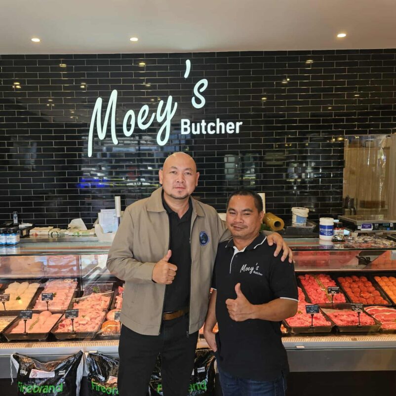 Filipino skilled worker employed at Australian butcher shop through migration program